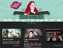 Tablet Screenshot of estawebster.com
